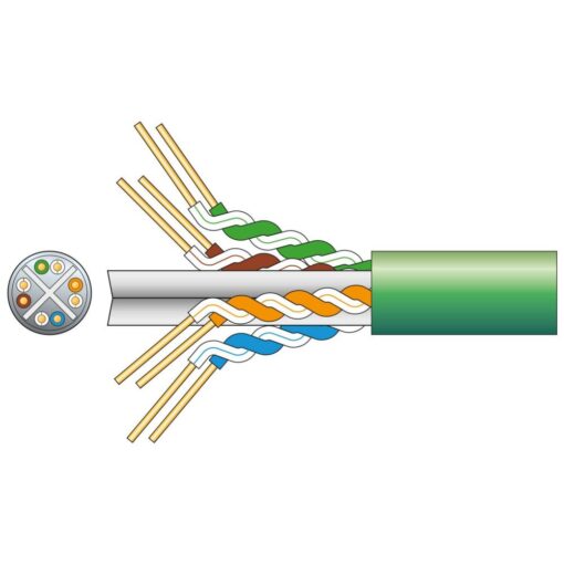 305m Cat6 U/UTP Network Cable - Green