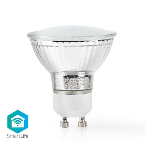 NEDIS Wi-Fi Smart GU10 LED Bulb, Dimmable Warm White, Voice Control via Alexa or Google Home, IFTTT, Plug & Play, No Hub or Subscr...