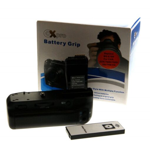 Ex-Pro® Power Grip Canon BG-E18 BG-E18H (LP-E17) Series with IR Remote Control
