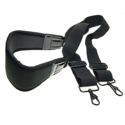Ex-Pro® Neoprene Comfort Non-Slip Shoulder Strap for Digital SLR, Camcorder, Binocular Kit bags with fixed Carabiner clip ends 1.3...