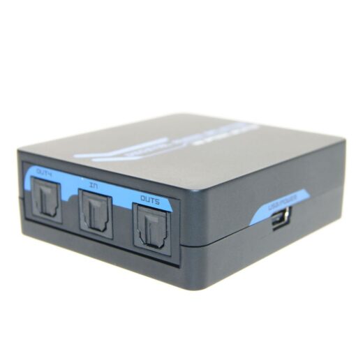 Ex-Pro AV-Pro 5 Way TosLink Digital Optical Audio Splitter