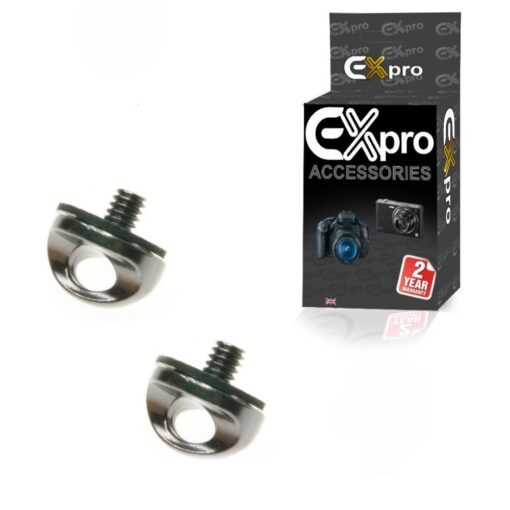 Ex-Pro 1/4" inch Connecting Adapter for Camera / DSRL Quick Sling Strap - Pack of 2