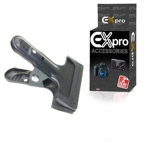 Ex-Pro Studio Background Clip 45mm Metal Grip with Rubber Protective Cover