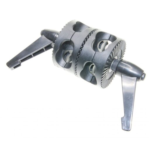 Ex-Pro Dual Swiveling Grip Head Angle Tilt Mount Pivot Clamp Connector for Boom / Reflector Arm