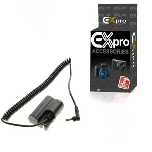 Ex-Pro® Canon BP-511 DR-400 Coupler Cable for Ex-Pro Rechargeable Battery Power System for Canon