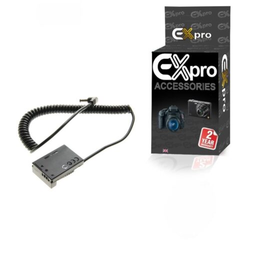 Ex-Pro® Canon DR-50 NB-7L Coupler Cable for Ex-Pro Rechargeable Battery Power System for Canon