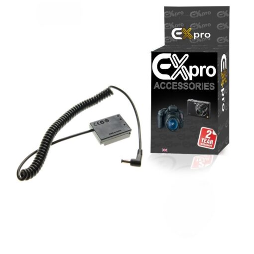 Ex-Pro® Canon DR-80 NB-10L Coupler Cable for Ex-Pro Rechargeable Battery Power System for Canon