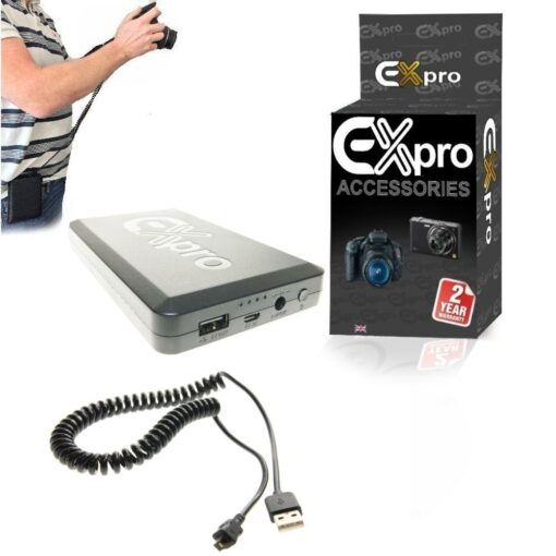 Ex-Pro® Nikon EH-67 EH67 On-The-Move 16000mAh Rechargeable Battery Power System replacing Battery Grip Battery for Nikon