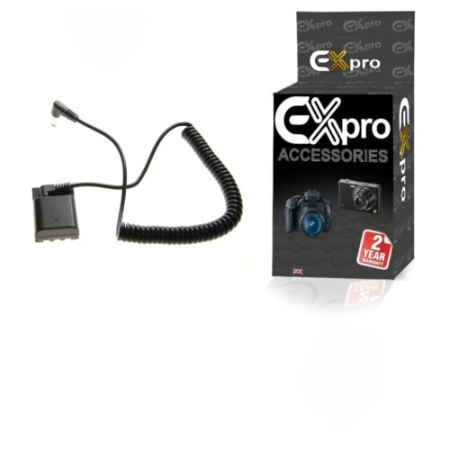 Ex-Pro® Canon DR-700 NB-2L Coupler Cable for Ex-Pro Rechargeable Battery Power System for Canon