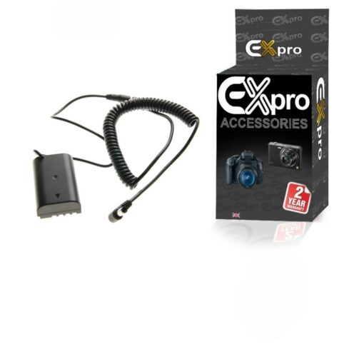 Ex-Pro® Panasonic DMW-DCC12 DMW-BLF19E Coupler Cable for Ex-Pro Rechargeable Battery Power System for Panasonic