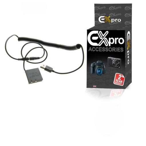 Ex-Pro® Fuji CP-50 NP-50 Coupler Cable for Ex-Pro Rechargeable Battery Power System for Fuji Finepix Cameras
