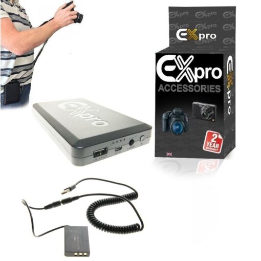 Ex-Pro® Fuji CP-95 NP-95 On-The-Move 16000mAh Rechargeable Battery Power System replacing Battery Grip Battery for Fuji Finepix