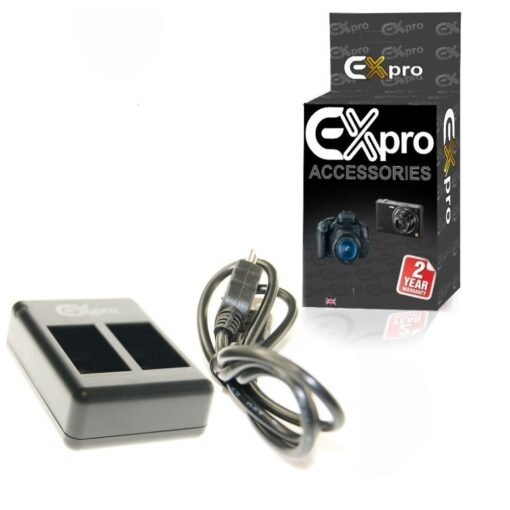 Ex-Pro Garmin VIRB 360 Dual Twin Battery Charger