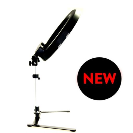 Ex-Pro Ring Light Photography 5500K 90+ CRI 36W (200w EQ) SMD LED 12" [Social Media Package - Dressing Table Stand Version]