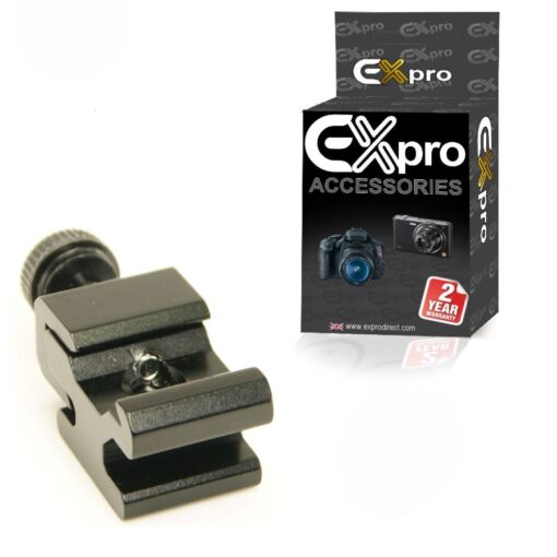 Ex-Pro Adjustable Hot Shoe Adapter with 1/4'' Screw Thread