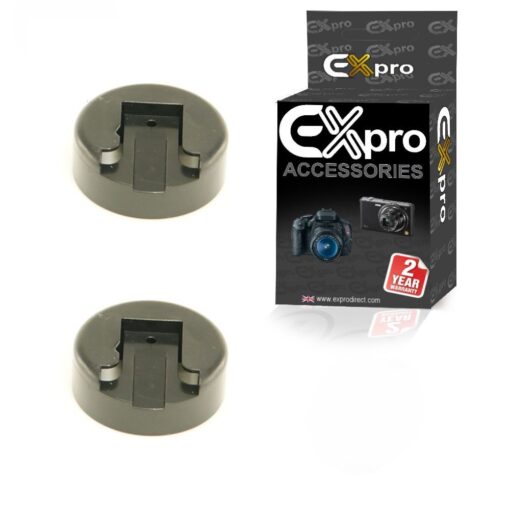 Ex-Pro Universal Hot Shoe Adapter with 1/4'' Thread and Pinhole for Studio Light Stand [2 Pack]