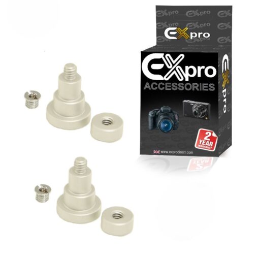 Ex-Pro 1/4" & 3/8" Pro Universal Bracket Screw Adapter for Tripods & Light Stands  [2 Pack]