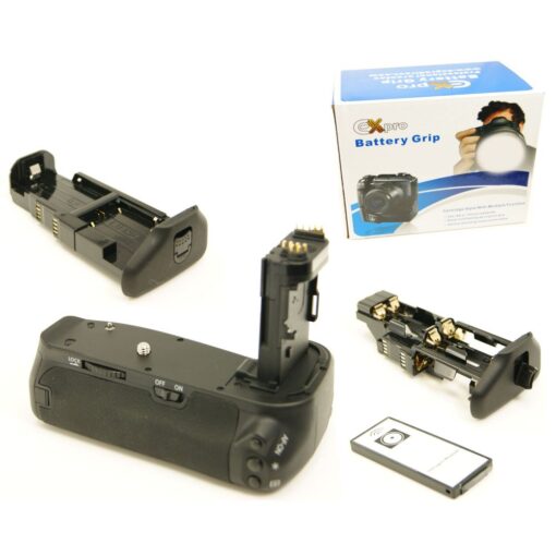 Ex-Pro® Power Grip Canon BG-E13 (LP-E6) Series for Canon EOS 6D, with Infrared remote