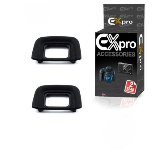 Ex-Pro Nikon DK-20 Replacement Eye-piece cap/Eyecup for Nikon Camera [See description for models] [PACK of 2]