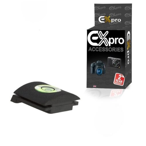 Ex-Pro Canon Hot Shoe Cover with Easy view bubble level [See description for models]