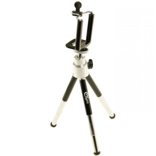 Ex-Pro® Easy-on Easy-Off Tripod Adapters for Mobile/Smart phones with Mini Ballhead Tripod included - fits devices upto 80mm Wide...