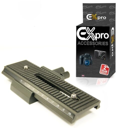 Ex-Pro 4-Way Macro Shot Rail Slider for DSLR Cameras [2 Pack]