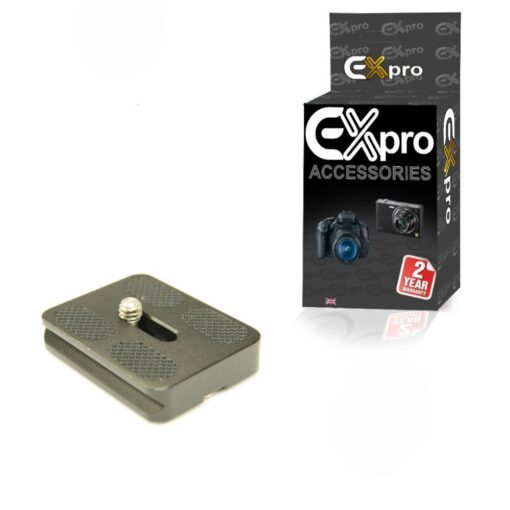 Ex-Pro Black PU-50 Universal Quick Release Plate For Tripod ball head
