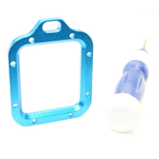 Ex-Pro® GoPro Hero 3, 3+, 4 Lens Metal Ring Mount & Holder, inc Screwdriver - CNC Anodised Aluminium - Blue
