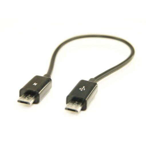 Ex-Pro® Micro B USB to Micro B USB Male to Male Charge share cable - Black