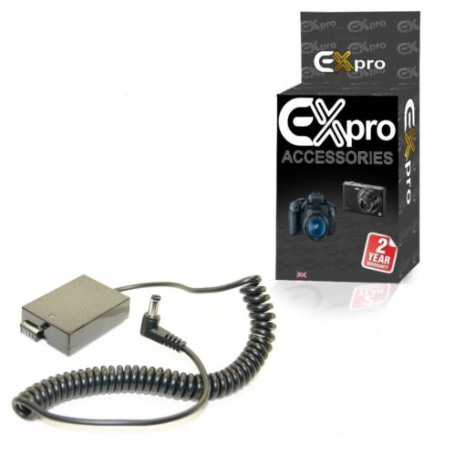 Ex-Pro® Canon LP-E8 DR-E8 Coupler Cable for Ex-Pro Rechargeable Battery Power System for Canon
