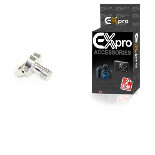 Ex-Pro® 1/4" inch Stainless Steel Plated D Ring for Tripod, Monopod, QR Quick Release Plate