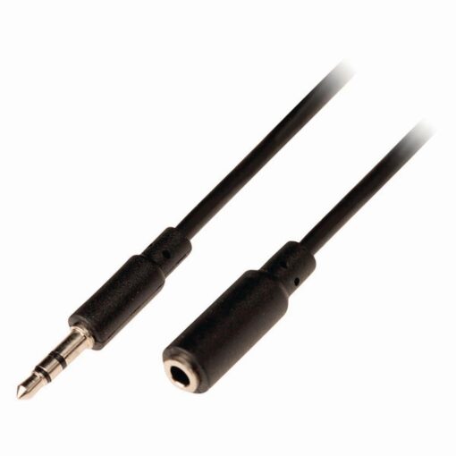 Nedis Stereo Audio Cable | 3.5 mm Male - 3.5 mm Female | 2.0 m | Black