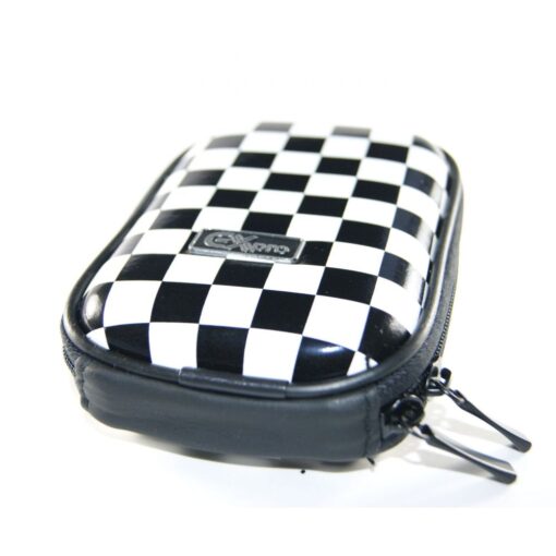 Ex-Pro® Expression Collection -  Checkers - Hard Clam Shock proof Digital Camera Case Bag (Cameras upto 95mm x 65mm x 25mm)