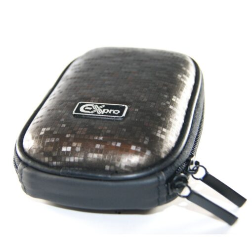 Ex-Pro® Expression Collection -  Bronze Matrix - Hard Clam Shock proof Digital Camera Case Bag (Cameras upto 95mm x 65mm x 25mm)