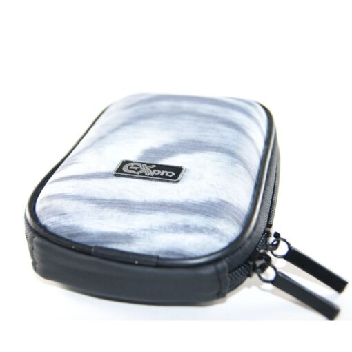 Ex-Pro® Expression Collection -  illusion Grey - Hard Clam Shock proof Digital Camera Case Bag (Cameras upto 95mm x 65mm x 25mm)
