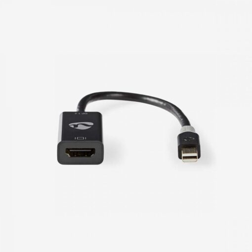 Nedis Mini DisplayPort - HDMI Cable | Mini DisplayPort Male - HDMI output | 0.2 m | Anthracite
