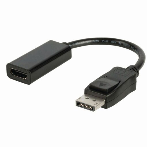 Nedis DisplayPort - HDMI Cable | DisplayPort Male - HDMI Female | 0.2 m | Black