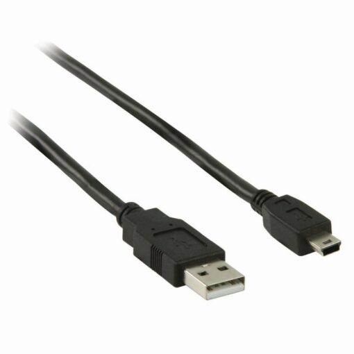Nedis USB 2.0 Cable | A Male - Mini 5-Pin Male | 2.0 m | Black