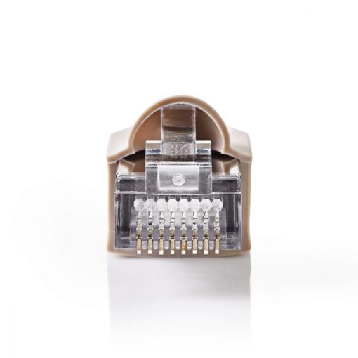 Nedis Network Connector Set | RJ45 (8P8C) Male - Free Strain Relief Boot | 10 pieces | Grey