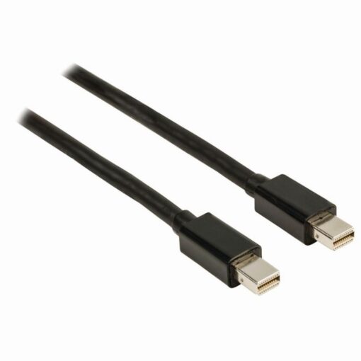 2m Mini DisplayPort to Mini DisplayPort male Thunderbolt Cable Lead - Black
