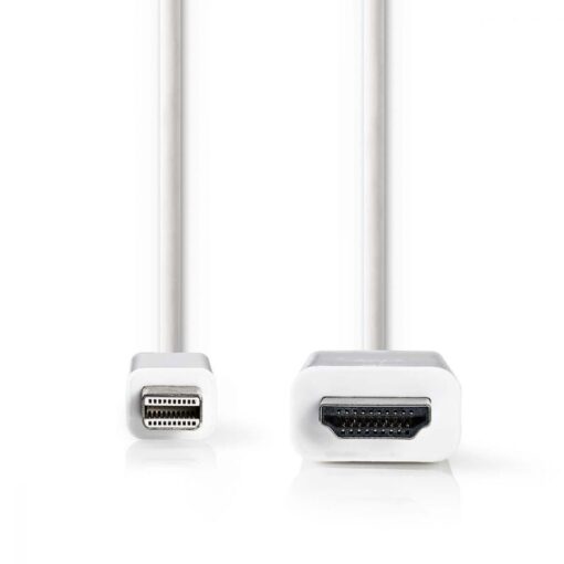 Nedis Mini DisplayPort Male to HDMIª Connector | 2m | White