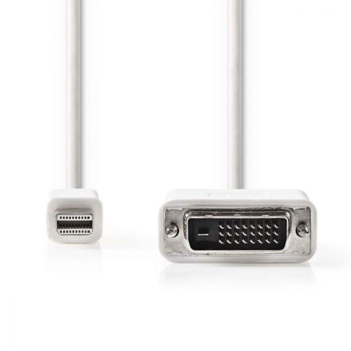 Nedis Mini DisplayPort - DVI Cable | Mini DisplayPort Male - DVI-D 24+1-Pin Male | 2.0 m | White
