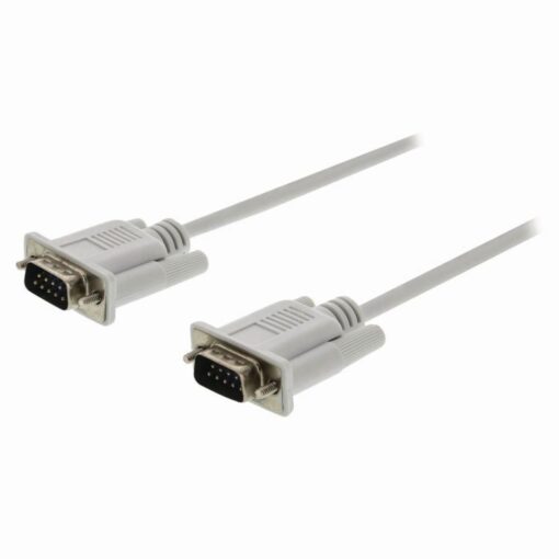 Nedis Serial Cable | D-Sub 9-pin Male - D-Sub 9-pin Male | 2.0 m | Ivory