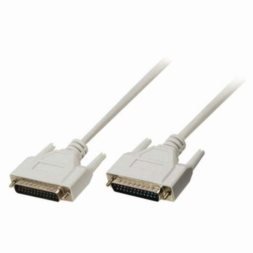 Nedis Serial Cable | D-Sub 25-pin Male - D-Sub 25-pin Male | 1.0 m | Ivory