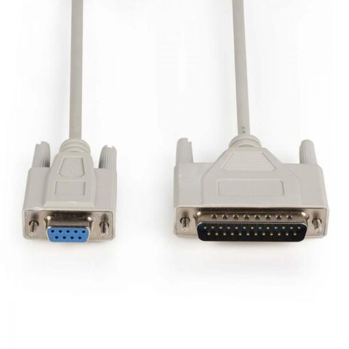 Nedis Serial Cable | D-Sub 9-pin female - D-Sub 25-pin Male | 2.0 m | Ivory