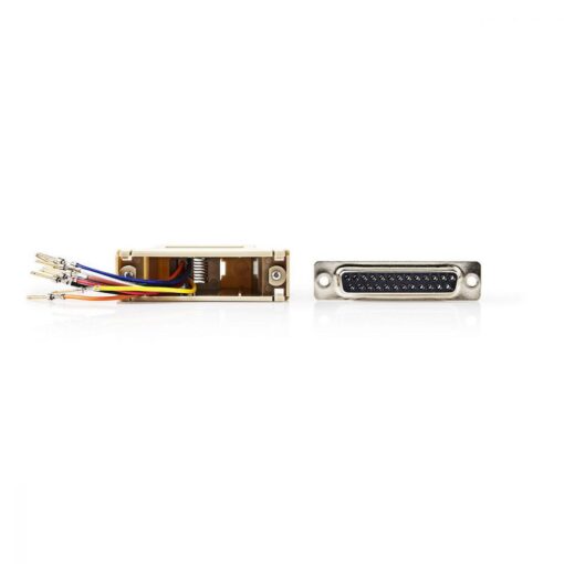 Nedis D-Sub Adapter | D-Sub 25-Pin Male - RJ45 (8P8C) Female | Ivory