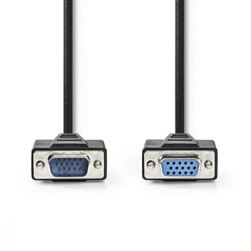 Nedis VGA Cable | VGA Male - VGA Female | 5.0 m | Black