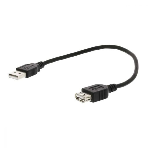 Nedis USB 2.0 Cable | A Male - A Female | 2.0 m | Black