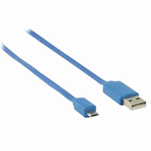 Nedis USB 2.0 Cable | A Male - Micro B Male | 1.0 m | Blue