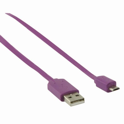 Nedis USB 2.0 Cable | A Male - Micro B Male | 1.0 m | Violet